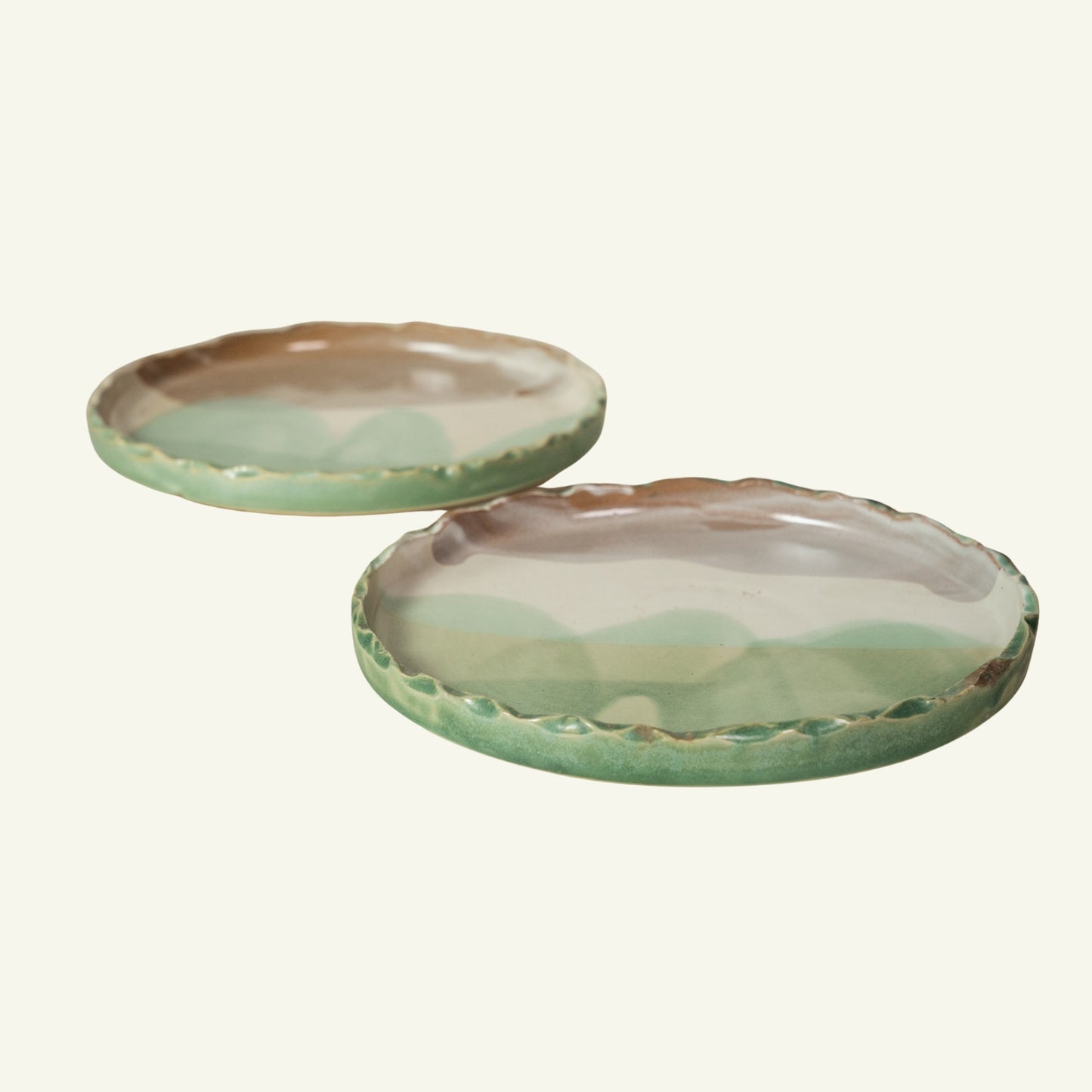 Organic Edge Half Plate