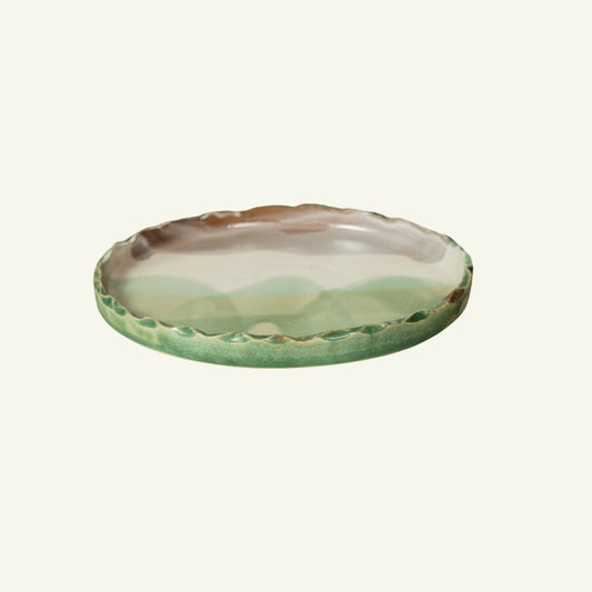 Organic Edge Half Plate