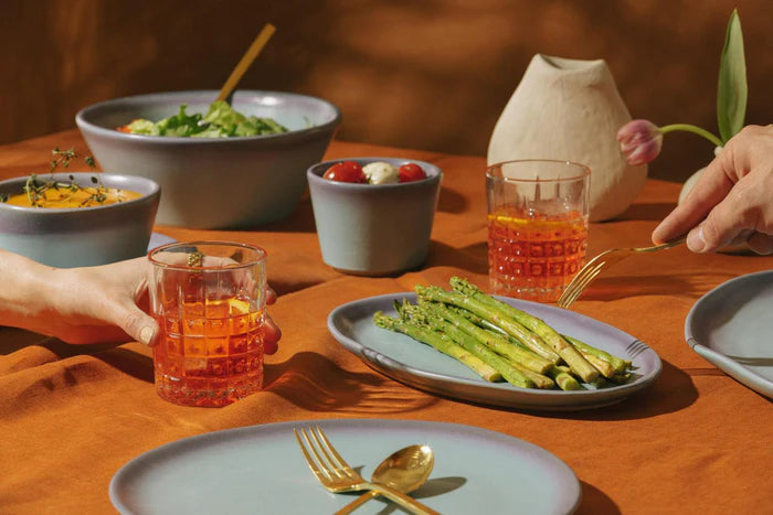 Plane Shaded Dinner Set